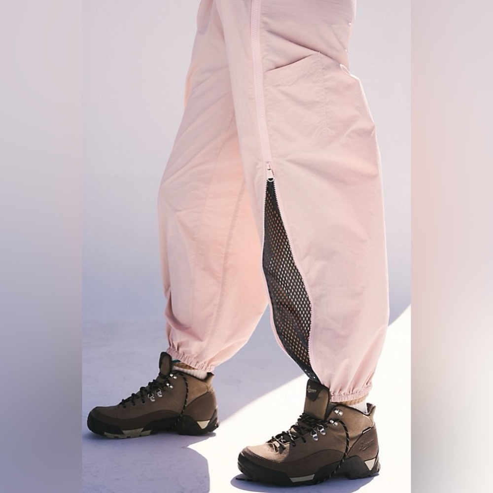 Free People Movement Three Pointer Track Pants with Full Side Zippers - Picture 2 of 10